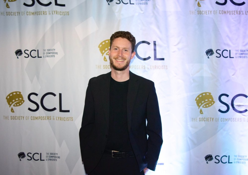 Sam Bishoff at a Society of Composers & Lyricists event